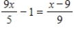 <strong>Solve the equation. </strong> A) B) C)14 D)0 E)4