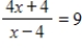 <strong>The equation in this problem leads to a linear equation. Solve for . Because the solution to the linear equation may not be a solution to the original equation, be sure to check the solution in the original equation. </strong> A)x = 4 B)x = 8 C)x = D)x = E)no solution