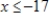 <strong>Solve the inequality. </strong> A) B) C) D) E)