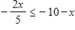 <strong>Solve the inequality and choose the graph of the solution. </strong> A) B) C) D) E) 