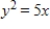 <strong>If is y a function of x?</strong> A)Yes B)No