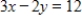 Find the intercepts of the following function. ​   ​