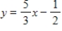 Find the slope m and y-intercept b of the line whose equation is given below. 