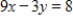 Determine whether the following pairs of equations represent parallel lines, perpendicular lines, or neither of these. 