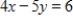 Write the equation of the line through (9,-6) that is parallel to .