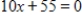 Use the x-intercept method to find the solution to this equation. 