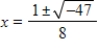 <strong>Solve the equation by using the quadratic formula. Give real solutions only. </strong> A) B) C) D)no real solutions E)