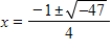<strong>Solve the equation by using the quadratic formula. Give real solutions only. </strong> A) B) C) D)no real solutions E)