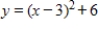 <strong>How is the graph of shifted to obtain the graph of the function ? </strong> A)shifted 3 units to the left and 6 units up B)shifted 3 units to the right and 6 units down C)shifted 9 units to the left and 6 units up D)shifted 6 units to the right and 6 units down E)shifted 3 units to the right and 6 units up