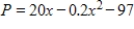 <strong>The daily profit from the sale of a product is given by dollars. What level of production maximizes profit? </strong> A)production level of 100 units B)production level of 10 units C)production level of 5 units D)production level of 50 units E)production level of 95 units