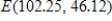 <strong>The supply function for a product is , while the demand function for the same product is . Find the market equilibrium point E(q, p). Round your final answer to two decimal places. </strong> A) B) C) D) E)