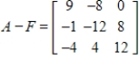 <strong>Use the following matrices to perform the indicated matrix operations, if possible. ; </strong> A) B) C) D) E)