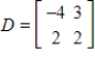 <strong>Use the following matrices to perform the indicated matrix operations, if possible. </strong> A) B) C) D) E)