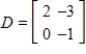 <strong>Use the following matrices to perform the indicated matrix operations, if possible. ; </strong> A) B) C) D) E)