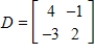 <strong>Use the following matrices to perform the indicated matrix operations, if possible. ; </strong> A) B) C) D) E)