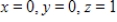 <strong>Find x, y, z and w. </strong> A) , and B) , and C) , and D) , and E) , and
