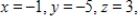 <strong>Find x, y, z and w. </strong> A) And B) And C) And D) And E) And