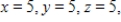 <strong>Find x, y, z and w. </strong> A) And B) And C) And D) And E) And