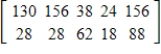 <strong>The tables below give the numbers of some species of threatened and endangered wildlife in the United States and in foreign countries in 2003. Find a matrix with the total number of these species. Assume that U.S. and foreign species are different. United States Foreign </strong> A) B) C) D) E)