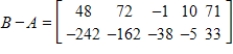 <strong>The tables below give the numbers of some species of threatened and endangered wildlife in the United States and in foreign countries in 2003. Let A represent the matrix that contains the number of each of these species in the United States in 2003 and B represent the matrix that contains the number of each of these species outside the United States in 2003. Find the matrix B - A. What do the negative entries in matrix B - A mean? United States Foreign </strong> A) The negative entries tell us that that particular species is extinct. B) The negative entries tell us how many more endangered or threatened species are in foreign countries. C) The negative entries tell us that there are more endangered or threatened species in foreign countries. D) The negative entries tell us that that particular species is extinct. E) The negative entries tell us how many more endangered or threatened species are in the United States.