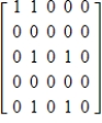 <strong>In order to rank the five members of its chess team for play against another school, the coach draws the following diagram. An arrow from 1 to 2 means player 1 has defeated player 2. 1 2 5 3 4 Construct matrix B with elements . </strong> A) B) C) D) E)