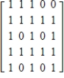 <strong>In order to rank the five members of its chess team for play against another school, the coach draws the following diagram. An arrow from 1 to 2 means player 1 has defeated player 2. 1 2 5 3 4 Construct matrix B with elements . </strong> A) B) C) D) E)