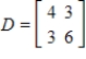 <strong>Use the matrices to find CD, if possible. </strong> A) B) C) D) E)