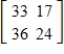 <strong>Use the matrices to find CD, if possible. </strong> A) B) C) D) E)