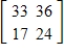 <strong>Use the matrices to find CD, if possible. </strong> A) B) C) D) E)