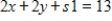 <strong>Convert the constraint inequalities and to equations containing slack variables.</strong> A) And B) And C) And D) And E) And