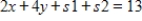 <strong>Convert the constraint inequalities and to equations containing slack variables.</strong> A) And B) And C) And D) And E) And