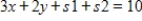 <strong>Convert the constraint inequalities and to equations containing slack variables.</strong> A) And B) And C) And D) And E) And