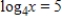 <strong>Solve for x by writing the equation in exponential form. Round your answer two decimal places, if necessary. </strong> A)20 B)625 C)1,024 D)148.41 E)4,096