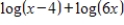 <strong>Write the expression as the sum or difference of two logarithmic functions containing no exponents. </strong> A) B) C) D) E)