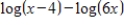 <strong>Write the expression as the sum or difference of two logarithmic functions containing no exponents. </strong> A) B) C) D) E)