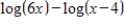 <strong>Write the expression as the sum or difference of two logarithmic functions containing no exponents. </strong> A) B) C) D) E)