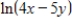 <strong>Use the properties of logarithms to write the expression as a single logarithm. </strong> A) B) C) D) E)