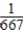 <strong>Suppose a die is tossed 1,000 times and a 1 comes up 667 times. Find the empirical probability for a 1 to occur. On the basis of a comparison of the empirical probability and the theoretical probability, do you think the die is fair or biased? </strong> A) The die is biased since Pr(1) should be about ) B) The die is biased since Pr(1) should be about ) C) The die is biased since Pr(1) should be about ) D) The die is fair since Pr(1) should be about ) E) 1 The die is fair since Pr(1) should be about )
