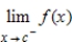 <strong>Use the graph of and the given c-value to find . </strong> A)-6 B)0 C)2 D)6 E)does not exist