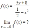 <strong>Complete the table and use it to predict the limit, if it exists. </strong> A)44.0 B)-22.0 C)22.0 D)-0.5 E)does not exist
