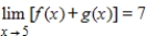 <strong>If and , find . </strong> A) B) C)-10 D) E)does not exist