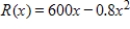 <strong>If the revenue for a product (in dollars) is and the average revenue per unit is , , find . </strong> A)$520 per unit B)$545 per unit C)$530 per unit D)$0 per unit E)does not exist