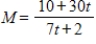 <strong>Suppose that the average number of minutes M that it takes a new employee to assemble one unit of a product is given by , where t is the number of days on the job. Is this function continuous at </strong> A)Yes B)No
