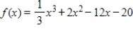 <strong>A function and its graph are given. From the graph, estimate where . </strong> A) B) C) D) E)