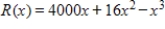 For the revenue function given by , find the x-value where that is, where the average revenue equals the marginal revenue. (Note: )
