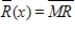 For the revenue function given by , find the x-value where that is, where the average revenue equals the marginal revenue. (Note: )