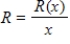 For the revenue function given by , find the x-value where that is, where the average revenue equals the marginal revenue. (Note: )