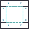 A rectangular box with a square base is to be formed from a square piece of metal with 30-inch sides. If a square piece with side x is cut from each corner of the metal and the sides are folded up to form an open box, the volume of the box is   . What value of x will maximize the volume of the box? ​  