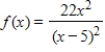 A function and its graph are given. Use the graph to find the vertical asymptotes, if they exist, where   . Confirm your results analytically.    