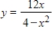 Find any horizontal asymptotes for the given function.  